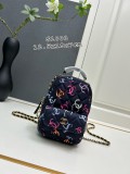 Chanel New Graffiti Mini Backpack Size: 12.5 x 19 x 7 CM