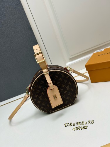 Louis Vuitton Classic Petite Boite Chapeau Handbag Size: 17.5 x 16.5 x 7.5 CM