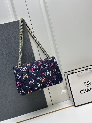 Chanel New Colorful Graffiti Double C Crossbody Bag Size：25 CM