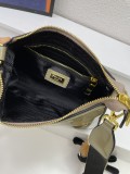 Prada Classic Cowhide Pressed Paint Handbag Crossbody Bag Size: 24.5 x 15 x 7 CM