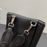 Prada New Unisex Fashion Three in One Crossbody Bag Size: 21 x 15 x 15 CM