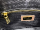 Prada Classic Cowhide Pressed Paint Handbag Crossbody Bag Size: 24.5 x 15 x 7 CM