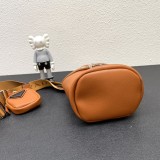 Prada New Unisex Fashion Three in One Crossbody Bag Size: 21 x 15 x 15 CM