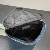 Prada New Unisex Fashion Three in One Crossbody Bag Size: 21 x 15 x 15 CM