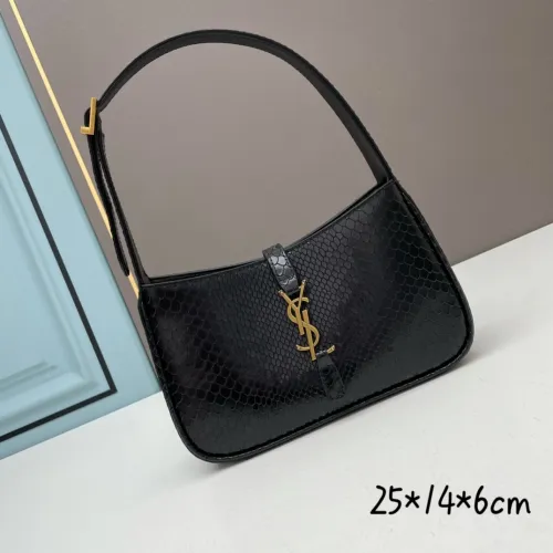 Yves Saint Laurent Fashion Snake Pattern Underarm Bag Size: 25 x 14 x 6 CM