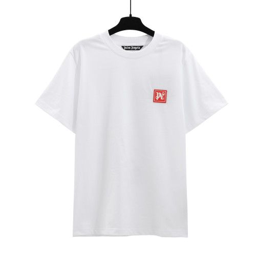 Palm Angels Classic Letter Print T-shirt Unisex Minimalist Casual Short Sleeves