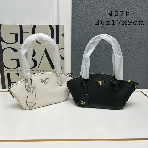 Prada New Long Handle Zipper Dumpling Bun Size: 26 x 17 x 9 CM
