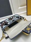 Fendi x MarcJacobs Embroidered F Mini Crossbody Bag Size: 19 x 4 x 11 CM