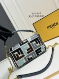 Fendi x MarcJacobs Embroidered F Mini Crossbody Bag Size: 19 x 4 x 11 CM
