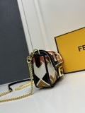 Fendi x MarcJacobs Embroidered F Mini Crossbody Bag Size: 19 x 4 x 11 CM