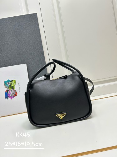 Prada New Cowhide Bowling Bag Size: 25 x 18 x 10.5 CM