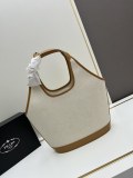 Prada New Linen Canvas Handbag Size: 28 x 22.5 x 12.5 CM