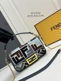 Fendi x MarcJacobs Embroidered F Mini Crossbody Bag Size: 19 x 4 x 11 CM