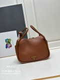 Prada New Cowhide Bowling Bag Size: 25 x 18 x 10.5 CM