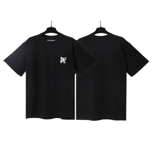 Palm Angels Minimalist Versatile T-shirt Unisex Casual Loose Short Sleeves