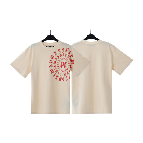 Palm Angels High Street Letter Print T-shirt Unisex Casual Versatile Short Sleeves