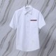Thom Browne Chest Bag Weaving Belt Oxford Spinning Short Sleeved Shirt