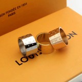 Louis Vuitton Fashion Retro Ring Unisex Lettering Ring