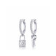 Louis Vuitton New Fashion Lock Key Earrings Simple Silver Eardrop