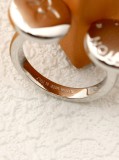 Louis Vuitton Fashion Button Open Ring Classic Lettering Ring