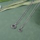 Gucci Interlocking Double G Vine Pendant Retro Necklace Weight:8g