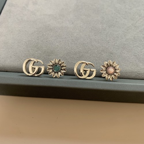Gucci Classic Interlocking G Logo Little Daisy Earring Fashion Retro Eardorp