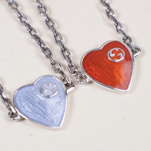 Gucci Double G Heart Enamel Bracelet Fashion Hollow Bracelet