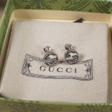 Gucci Interlocking Double G Retro Earring Fashion Floral Stud Earring