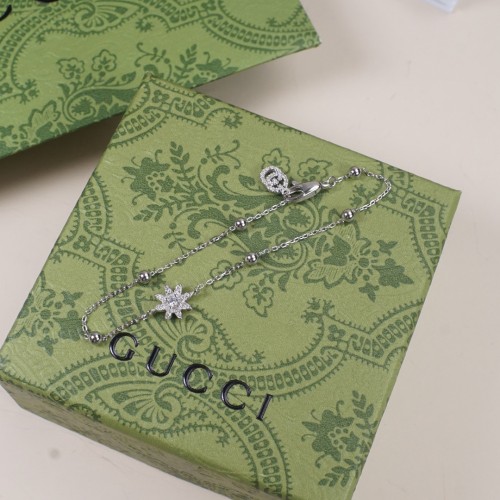 Gucci Fashion Classic Little Daisies Diamond Double G Bracelet