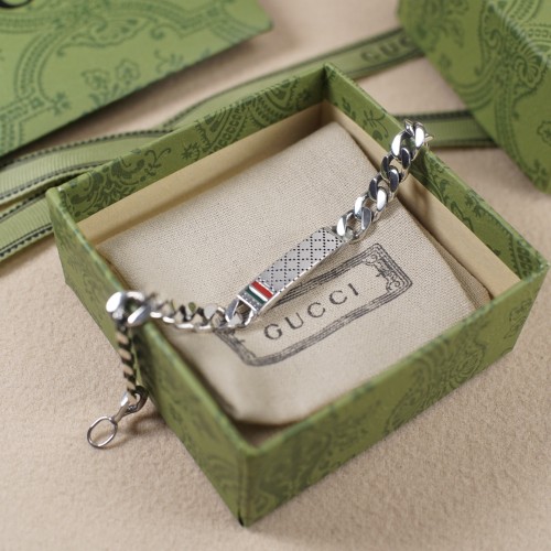 Gucci Red And Green Double G Classic Bracelet