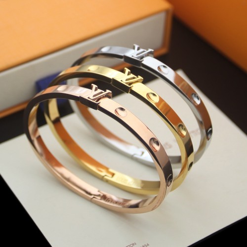Louis Vuitton Classic Lettering Bracelet Fashion Bracelet