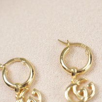 Gucci Classic G Letters Golden Earring Fashion Retro Eardrop