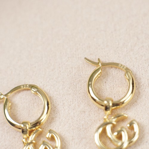 Gucci Classic G Letters Golden Earring Fashion Retro Eardrop