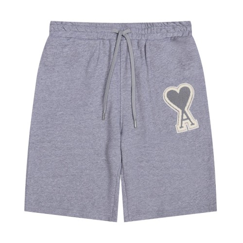 Ami Paris Classic Zhang Zai Embroidered Spring/Summer Shorts Couple Casual Shorts Versatile Shorts