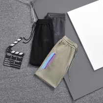 Balenciaga Embroidered Double B Casual Shorts Unisex Loose Sweatpants