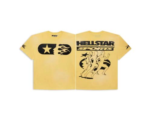 Hellstar New Fashion Washed Cotton Short Sleeve Unisex Casual Street Tee