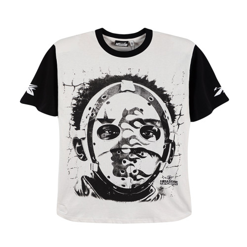 Hellstar Vintage Graffiti Printed Short Sleeve Unisex Casual Street T-shirt