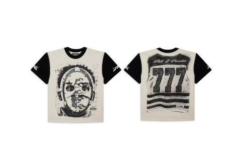 Hellstar Vintage Graffiti Printed Short Sleeve Unisex Casual Street T-shirt