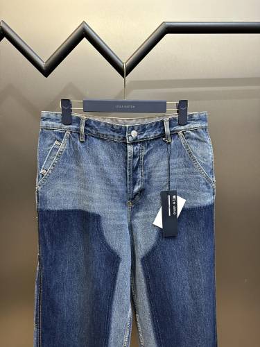 Dior Handwritten Logo Signature Workwear Casual Jeans