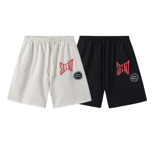 Saint Michael Fashion Summer Shorts Unisex Casual Loose Pants