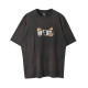 Saint Michael Washed Vintage Fashion Short Sleeve Casual Street Cotton T-shirt