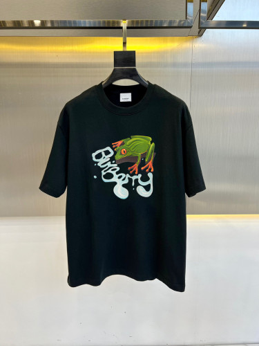 Burberry Midsummer Season Collection Fun Frog Graffiti Letter Short Sleeve T-shirt