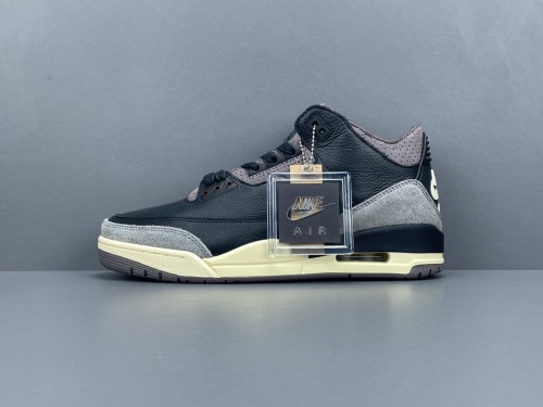 A Ma Maniere x Jordan Air Jordan 3 Retro Basketball Shoes Men Anti-Slip Cowhide Sneakers