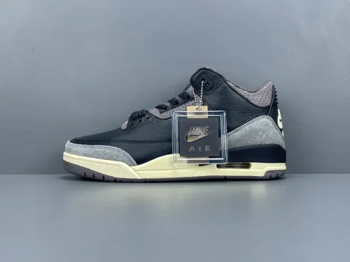 A Ma Maniere x Jordan Air Jordan 3 Retro Basketball Shoes Men Anti-Slip Cowhide Sneakers