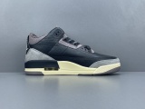 A Ma Maniere x Jordan Air Jordan 3 Retro Basketball Shoes Men Anti-Slip Cowhide Sneakers