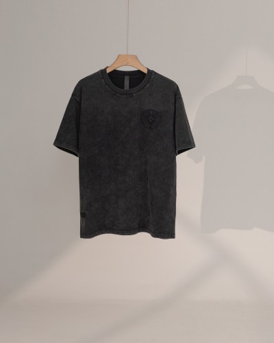 Chrome Hearts Cross Horseshoe Expedition Army Patch Embroidered Cross Hardware Short Sleeves