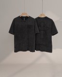 Chrome Hearts Cross Horseshoe Expedition Army Patch Embroidered Cross Hardware Short Sleeves