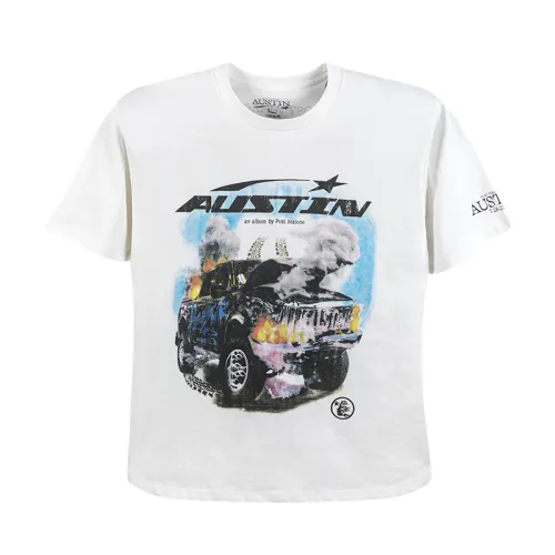 Hellstar Fashion Street Printed Short Sleeve Unisex Street Cotton T-shirt
