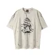 Saint Michael Fashion Retro T-shirt Unisex Casual Street Cotton Short Sleeve