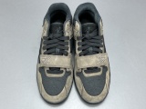 Travis Scott x Jordan Executive The Check Unisex Casual Board Shoes Sneakers